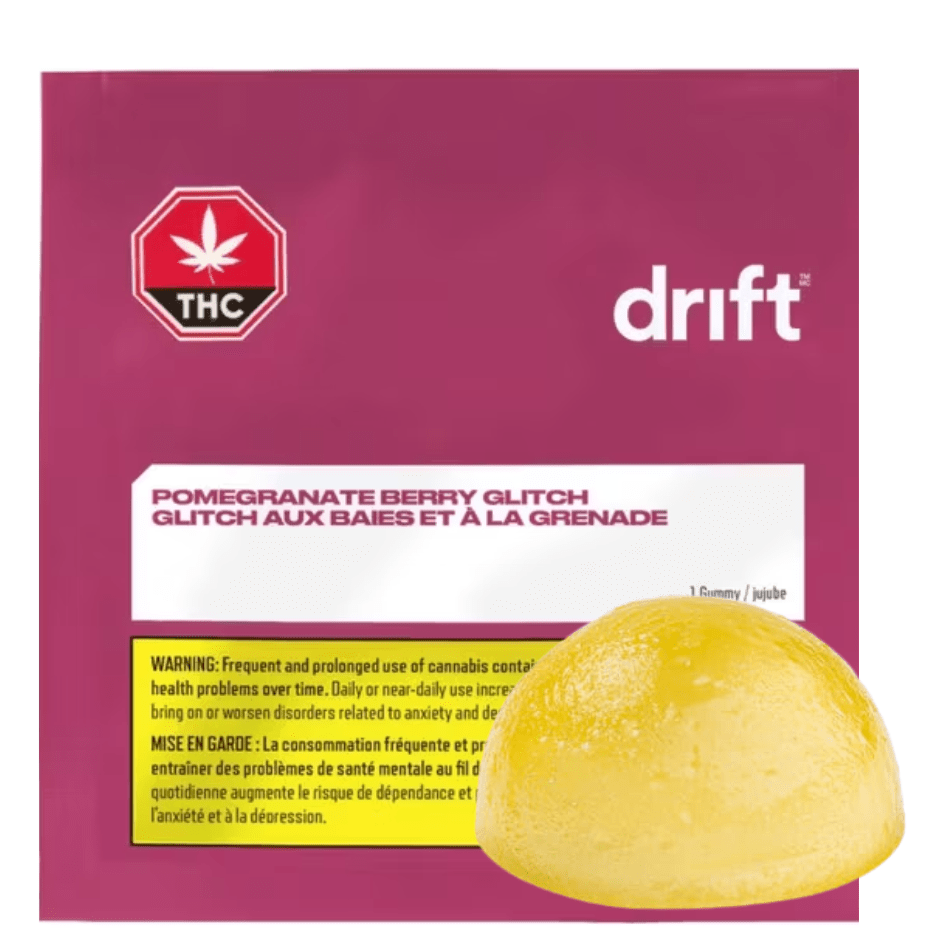 Drift Pomegranate Berries Glitch-1x10mg Morden Vape SuperStore and Cannabis Manitoba Canada