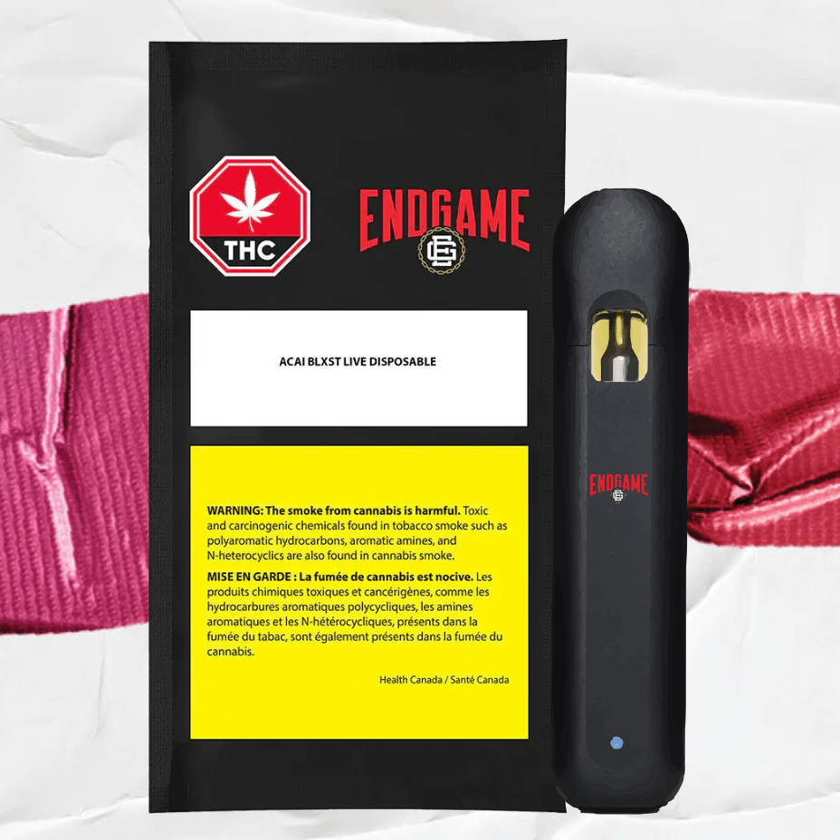 Endgame Acai Blast Live Resin Hybrid Disposable-1g 1g Morden Vape SuperStore and Cannabis Manitoba Canada