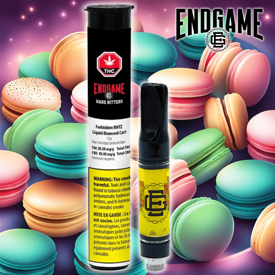 Endgame Hard Hitter Forbidden RNTZ Diamond 510 Cartridge-1g 1g Morden Vape SuperStore and Cannabis Manitoba Canada