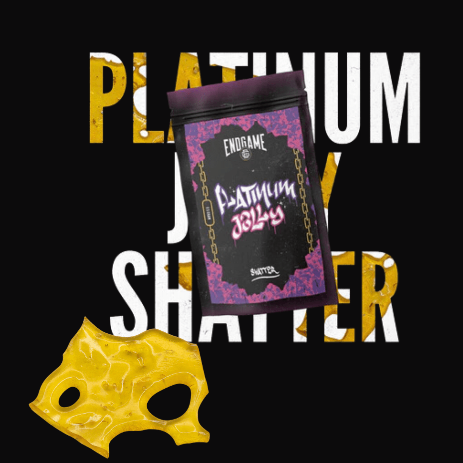 EndGame Platinum Jelly Shatter-1g 1g Morden Vape SuperStore and Cannabis Manitoba Canada