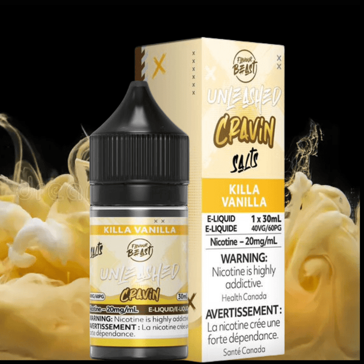 Flavor Beast Unleashed Cravin Salts-Killa Vanilla 30ml / 20mg Morden Vape SuperStore and Cannabis Manitoba Canada