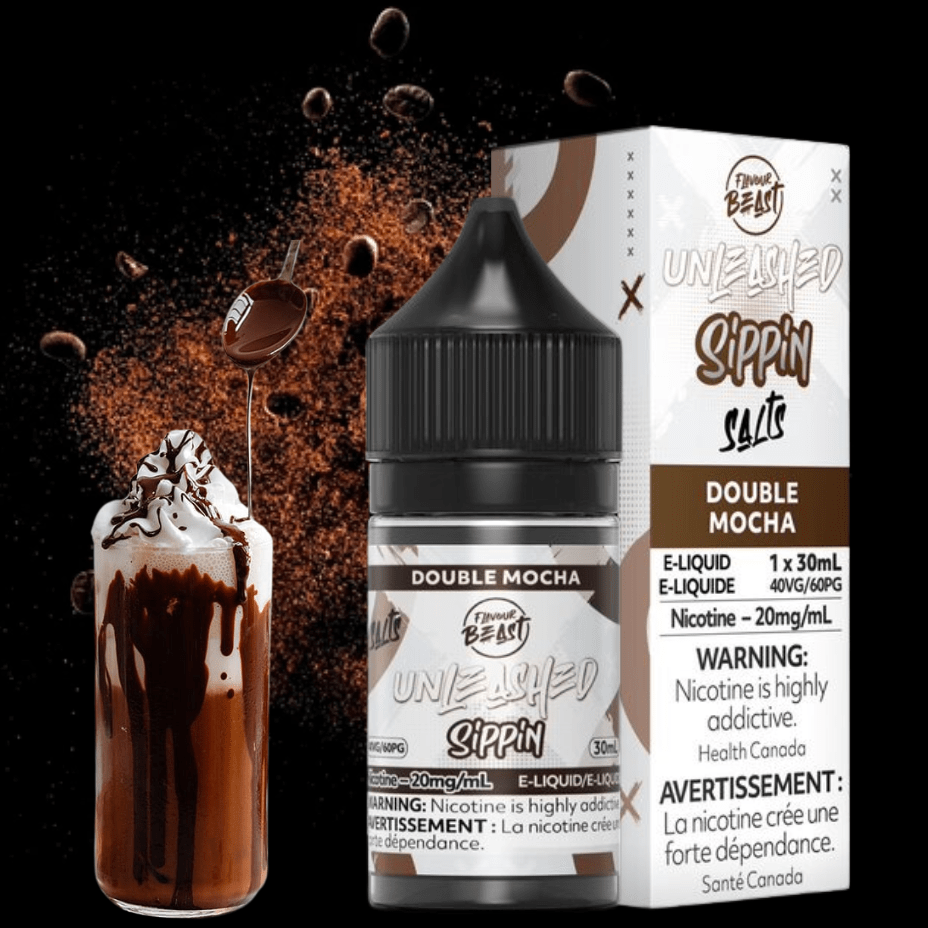 Flavor Beast Unleashed Sippin Salts-Double Mocha 30ml / 20mg Morden Vape SuperStore and Cannabis Manitoba Canada