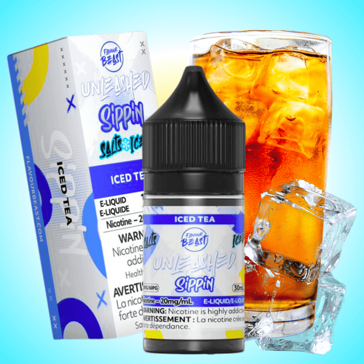 Flavor Beast Unleashed Sippin Salts-Iced Tea 30ml / 20mg Morden Vape SuperStore and Cannabis Manitoba Canada