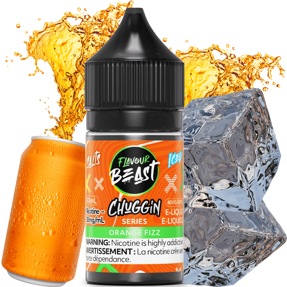 Flavour Beast Chugging Salt-Orange Fizz 30ml / 20mg Morden Vape SuperStore and Cannabis Manitoba Canada