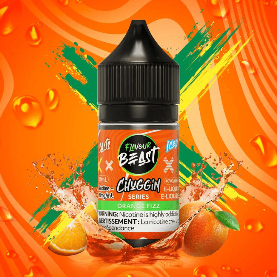 Flavour Beast Chugging Salt-Orange Fizz 30ml / 20mg Morden Vape SuperStore and Cannabis Manitoba Canada