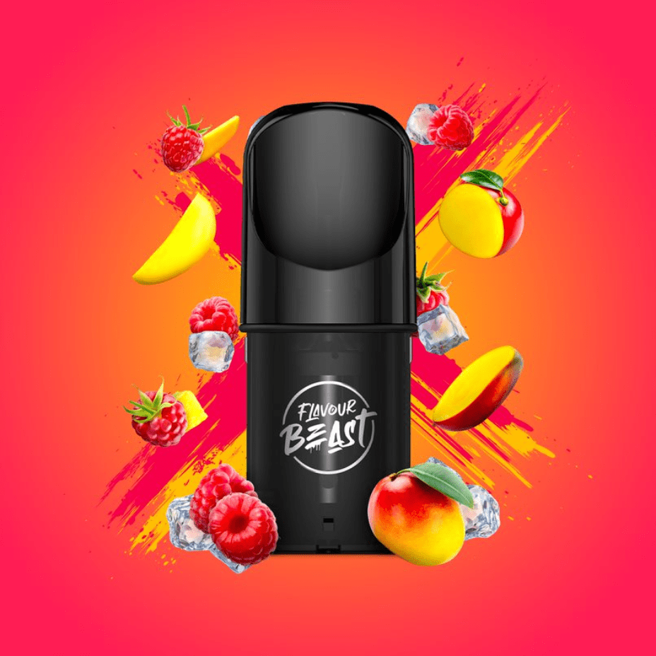 Flavour Beast Pods Ragin' Razz Mango (S-Compatible) 20mg / 3 x 2ml Morden Vape SuperStore and Cannabis Manitoba Canada