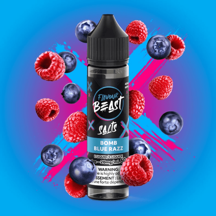 Flavour Beast Salt-Bomb Blue Razz-60ml 60ml / 20mg Morden Vape SuperStore and Cannabis Manitoba Canada