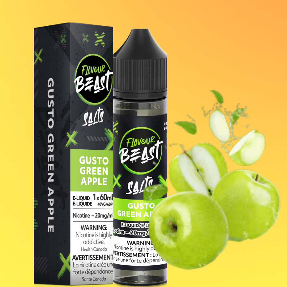 Flavour Beast Salt-Gusto Green Apple-60ml 60ml / 20mg Morden Vape SuperStore and Cannabis Manitoba Canada