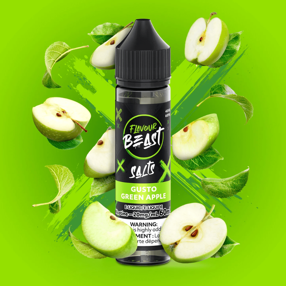 Flavour Beast Salt-Gusto Green Apple-60ml 60ml / 20mg Morden Vape SuperStore and Cannabis Manitoba Canada