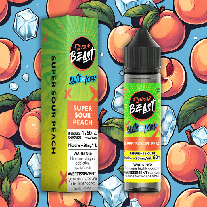 Flavour Beast Salt-Super Sour Peach-60ml 60mL / 20mg Morden Vape SuperStore and Cannabis Manitoba Canada