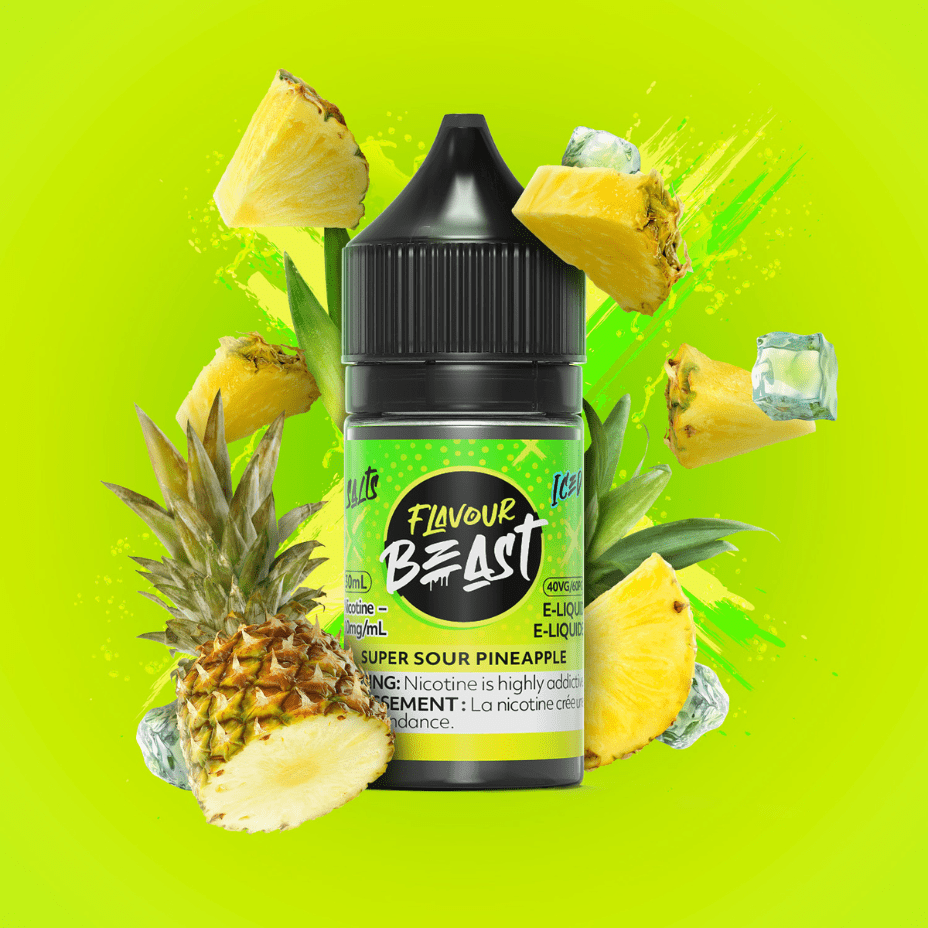 Flavour Beast Salt-Super Sour Pineapple 30ml / 20mg Morden Vape SuperStore and Cannabis Manitoba Canada