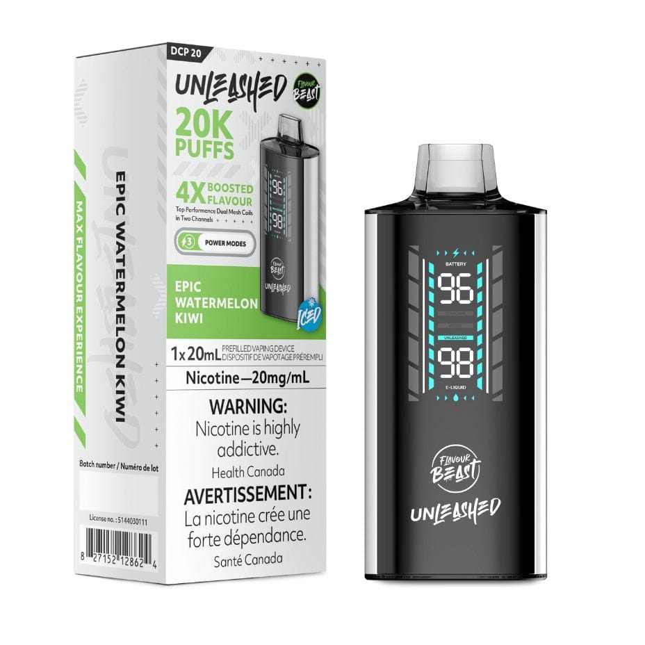 Flavour Beast Unleashed DCP 20K - Epic Watermelon Kiwi Morden Vape SuperStore and Cannabis Manitoba Canada