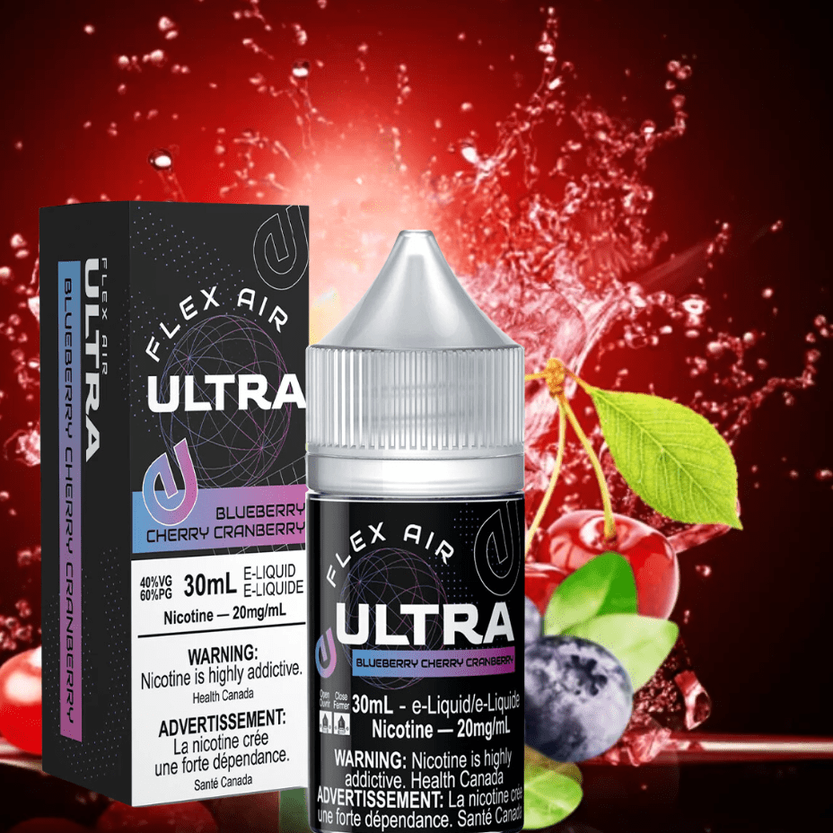 Flex Air Ultra Salt-Blueberry Cherry Cranberry Morden Vape SuperStore and Cannabis Manitoba Canada