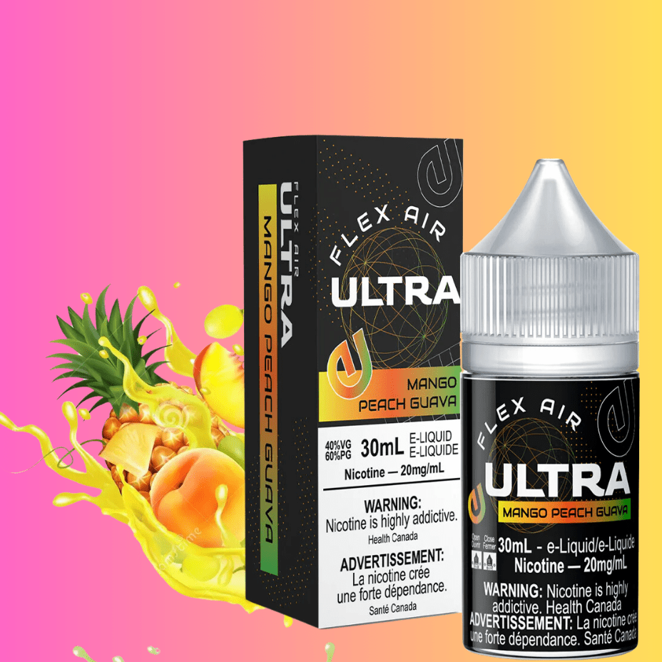 Flex Air Ultra Salt-Mango Peach Guava Morden Vape SuperStore and Cannabis Manitoba Canada