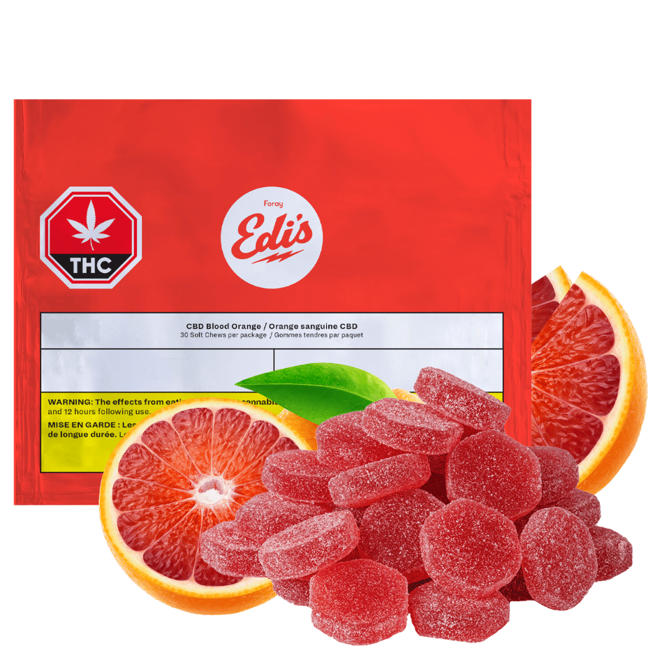 Foray CBD Gummies-Blood Orange-30pk 30 Pack Morden Vape SuperStore and Cannabis Manitoba Canada