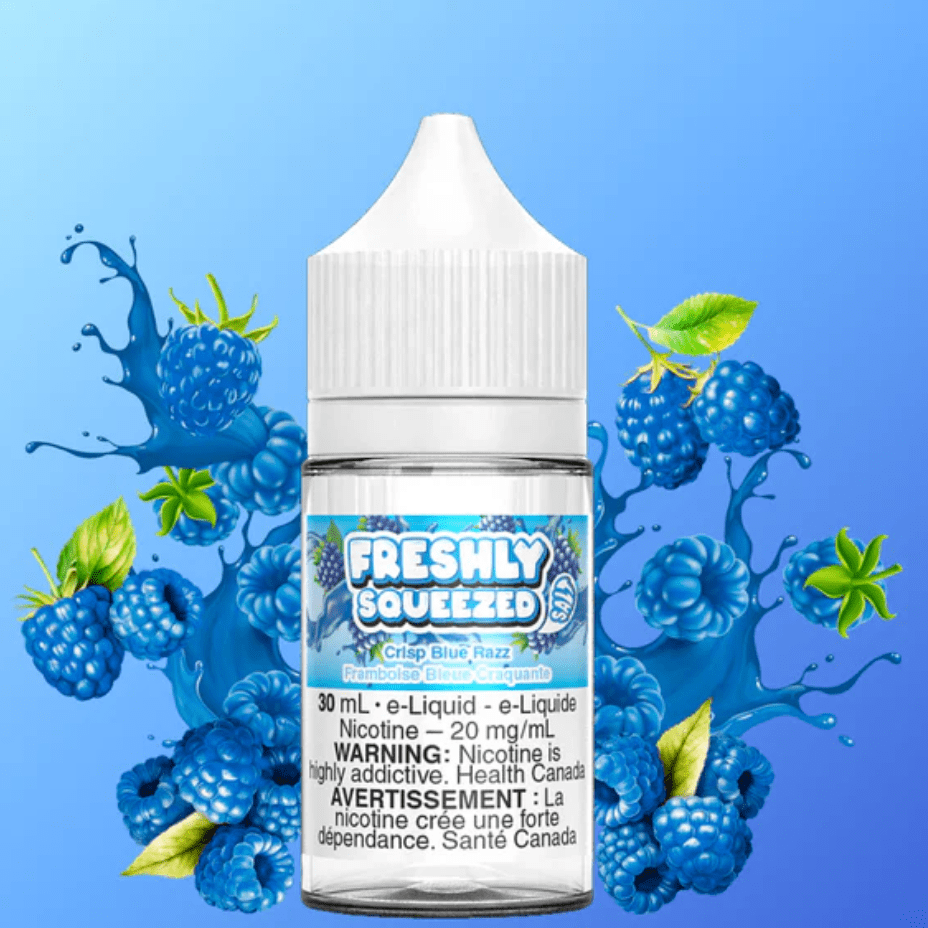 Fresh Squeezed Salt - Crisp Blue Razz 30ml 30ml / 12mg Morden Vape SuperStore and Cannabis Manitoba Canada