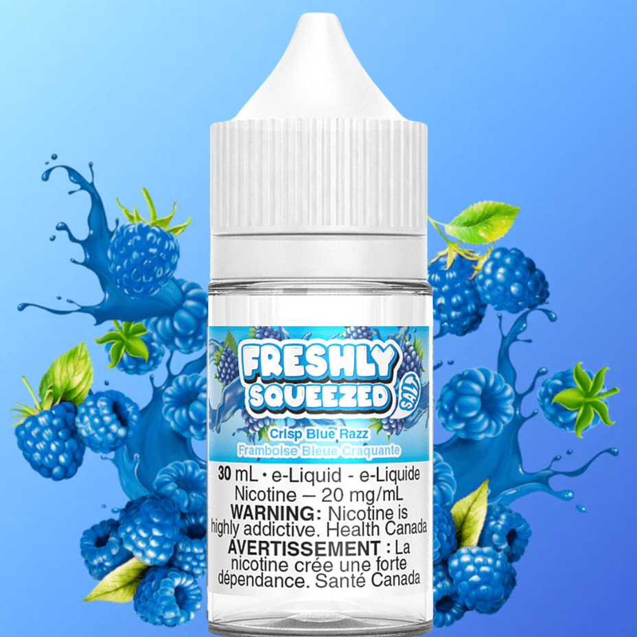 Freshly Squeezed Salt - Crisp Blue Razz 30ml 30ml / 12mg Morden Vape SuperStore and Cannabis Manitoba Canada