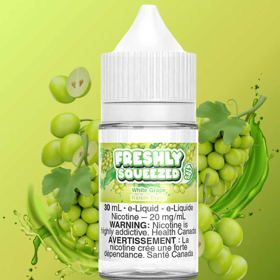 Freshly Squeezed Salt - White Grape 30ml 30ml / 12mg Morden Vape SuperStore and Cannabis Manitoba Canada