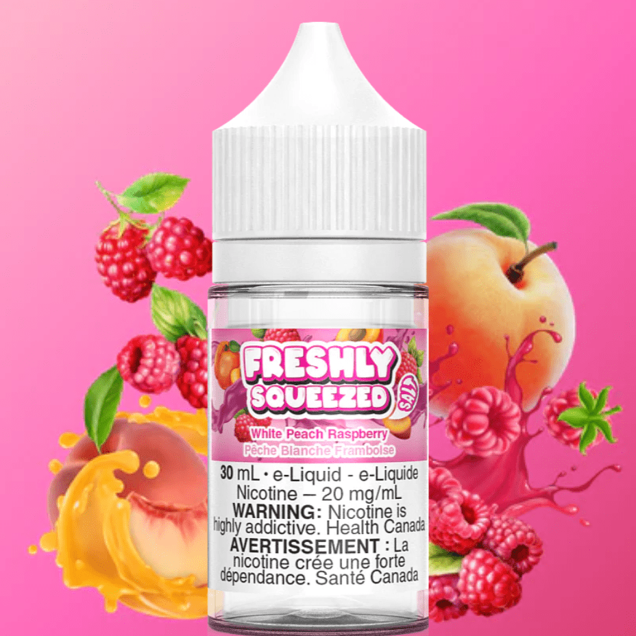 Freshly Squeezed Salt - White Peach Raspberry 30ml 30ml / 12mg Morden Vape SuperStore and Cannabis Manitoba Canada