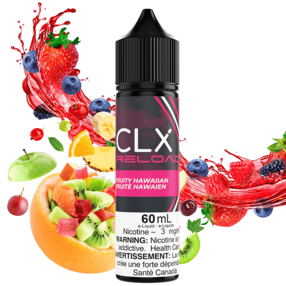 Fruity Hawaiian by CLX Reload E-liquid 3mg Morden Vape SuperStore and Cannabis Manitoba Canada