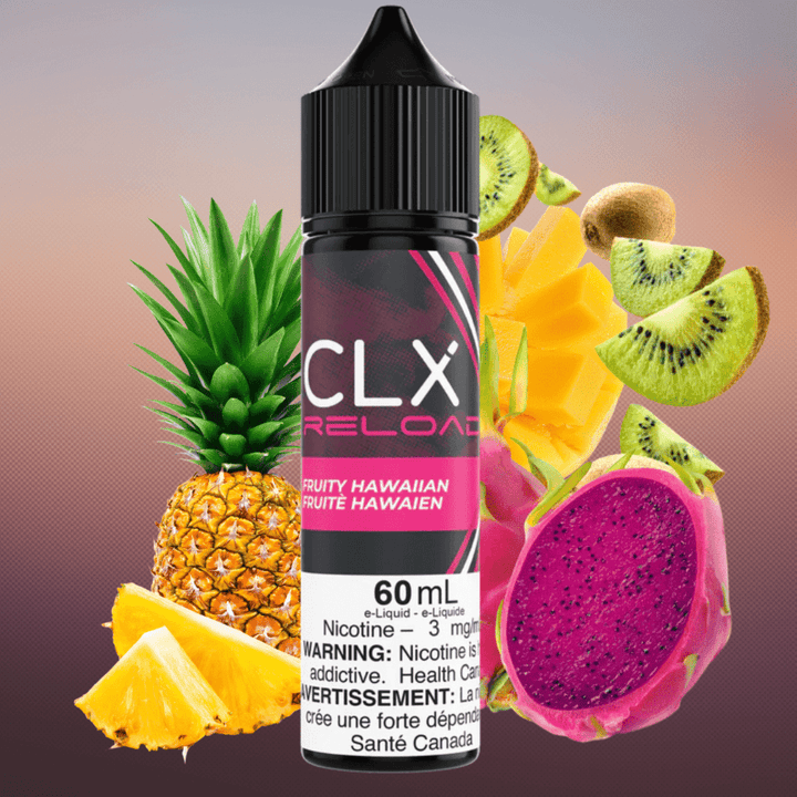 Fruity Hawaiian by CLX Reload E-liquid Morden Vape SuperStore and Cannabis Manitoba Canada