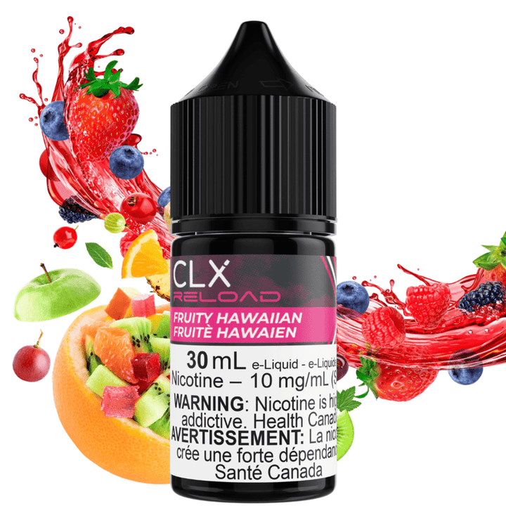 Fruity Hawaiian Salt by CLX Reload E-Liquid 30mL / 10mg Morden Vape SuperStore and Cannabis Manitoba Canada