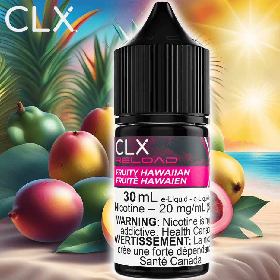 Fruity Hawaiian Salt by CLX Reload E-Liquid Morden Vape SuperStore and Cannabis Manitoba Canada