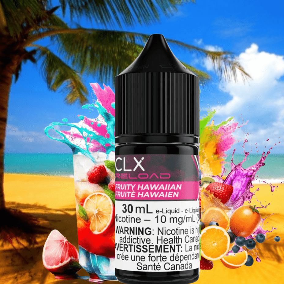 Fruity Hawaiian Salt by CLX Reload E-Liquid Morden Vape SuperStore and Cannabis Manitoba Canada