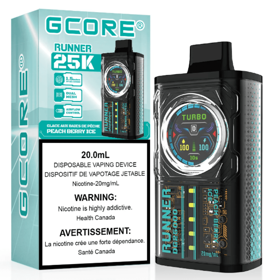 GCORE Disposables 20mg / 25000 Puffs-Morden Vape SuperStore and Cannabis Dispensary in Manitoba