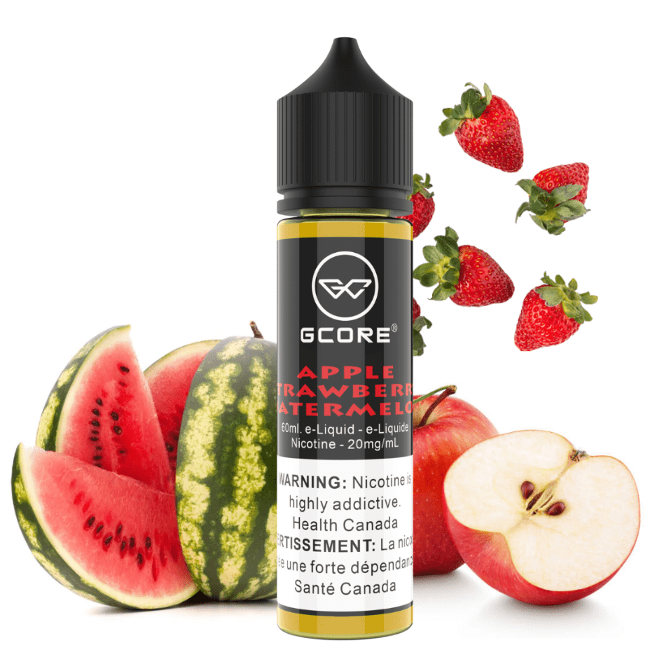 Gcore Salt-Apple Strawberry Watermelon 60ml 20mg Morden Vape SuperStore and Cannabis Manitoba Canada