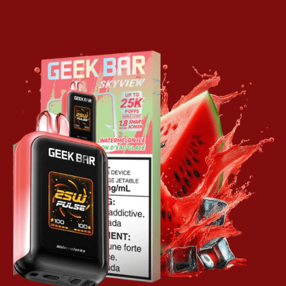 Geek Bar Skyview 25K Disposable Vape-Watermelon Ice Morden Vape SuperStore and Cannabis Manitoba Canada