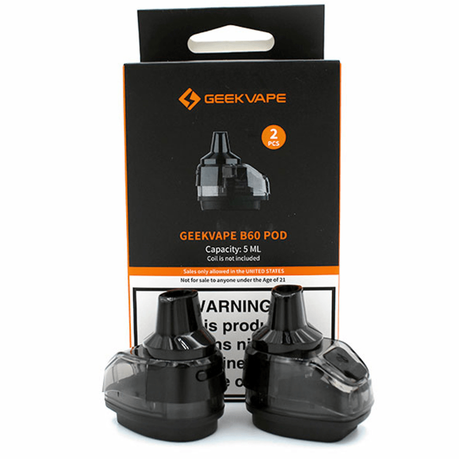 Geekvape B60 Boost 2 Empty Replacement Pods (2/pkg) 2/pkg Morden Vape SuperStore and Cannabis Manitoba Canada