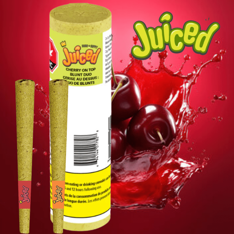 Good Supply Juiced Cherry on Top Blunt Duo-2x1g 2x1g Morden Vape SuperStore and Cannabis Manitoba Canada