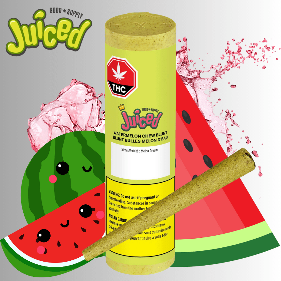 Good Supply Juiced Watermelon Chew Blunt-1x1g 1x1g Morden Vape SuperStore and Cannabis Manitoba Canada