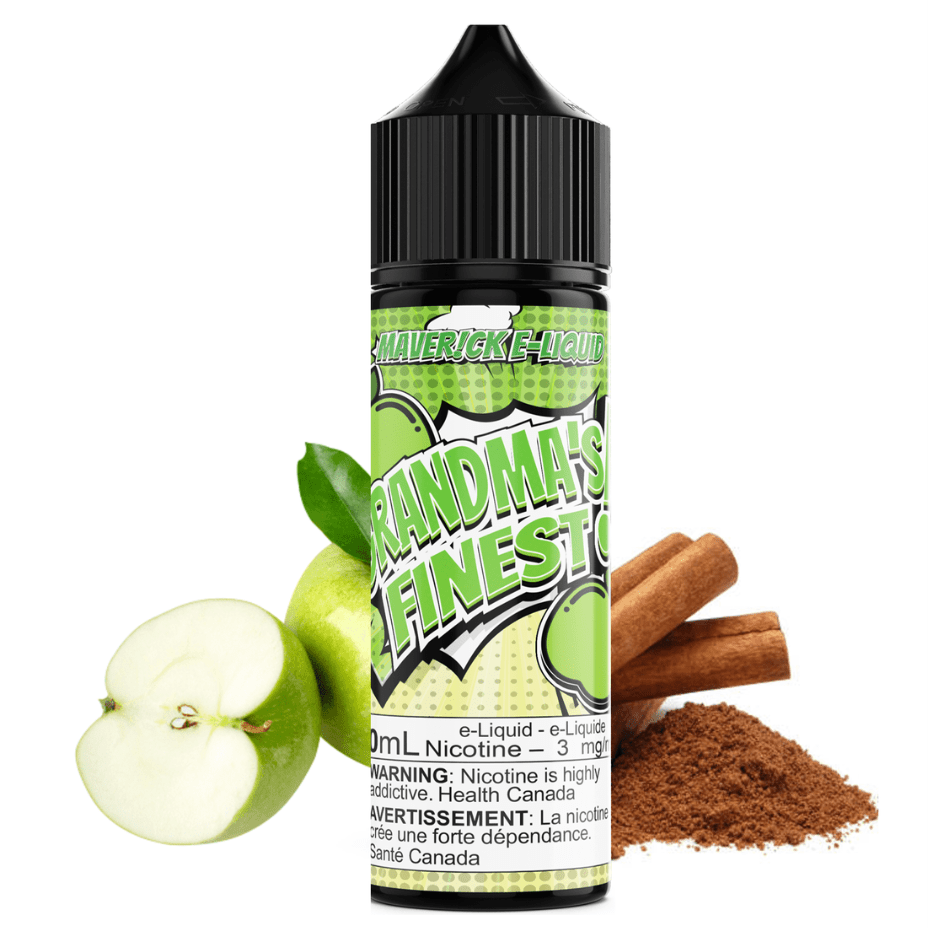 Grandmas Finest by Maverick E-Liquid 60ml / 3mg Morden Vape SuperStore and Cannabis Manitoba Canada