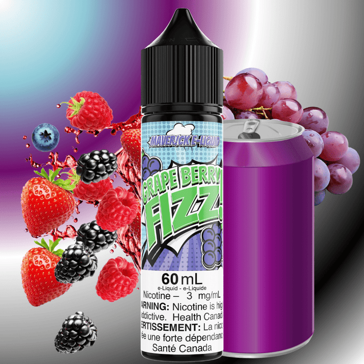 Grape Berry Fizz by Maverick E-Liquid Morden Vape SuperStore and Cannabis Manitoba Canada