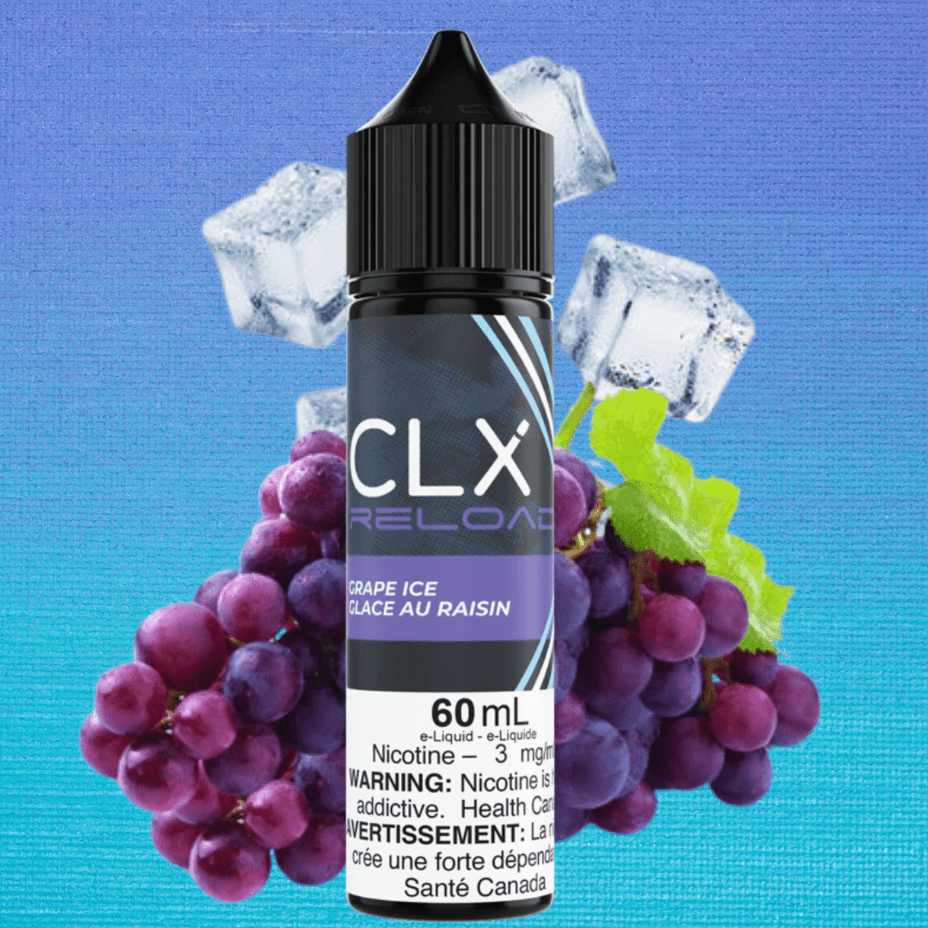 Grape Ice by CLX Reload E-liquid Morden Vape SuperStore and Cannabis Manitoba Canada