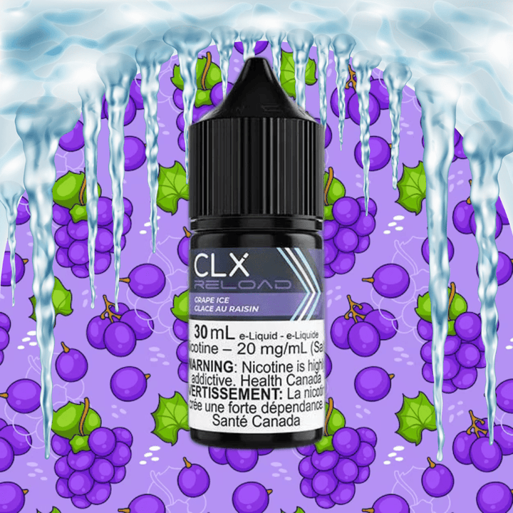 Grape Ice Salt by CLX Reload E-Liquid Morden Vape SuperStore and Cannabis Manitoba Canada