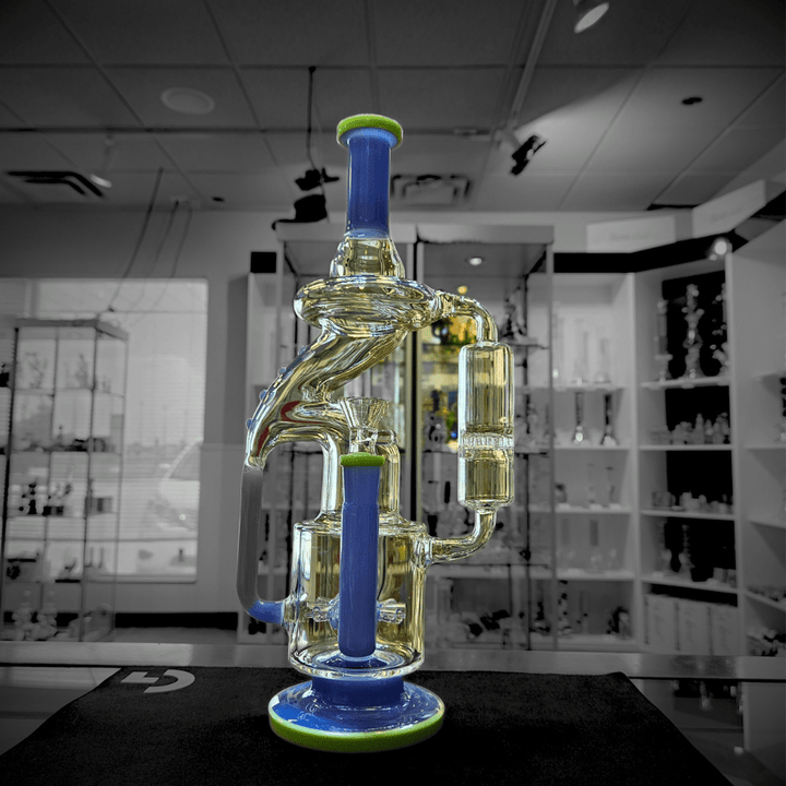 High Class Glass 7mm Maze Recycler Morden Vape SuperStore and Cannabis Manitoba Canada