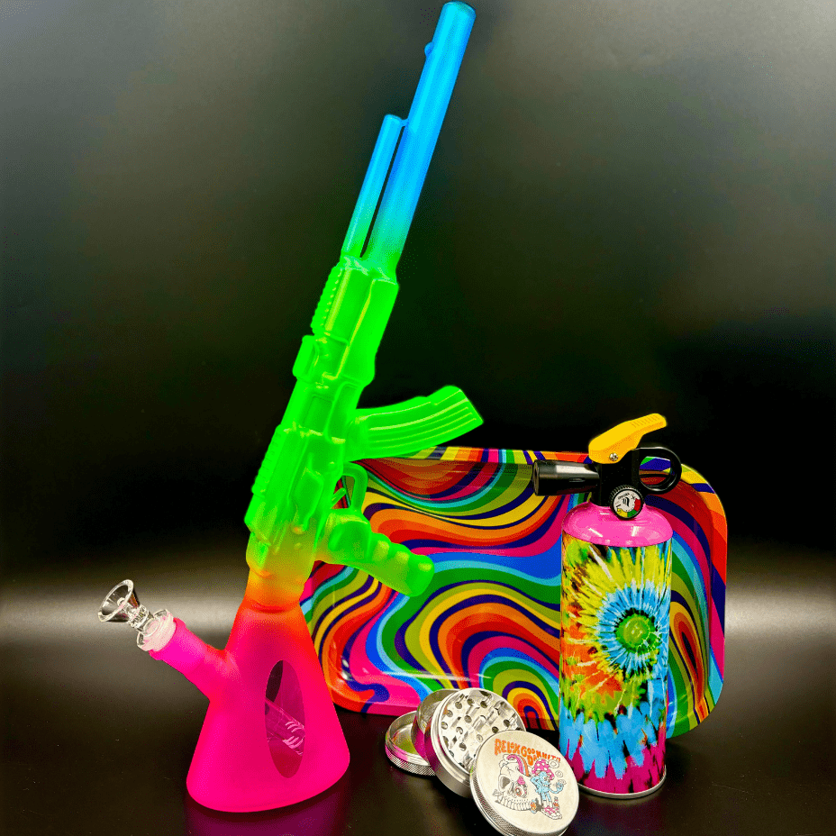 High Class Glass Ak 47 Assault Rifle Bong-18" Morden Vape SuperStore and Cannabis Manitoba Canada