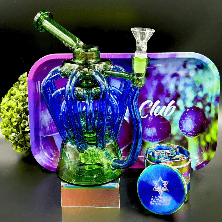 High Class Glass Multiple Arms Rig 11" 11" Morden Vape SuperStore and Cannabis Manitoba Canada