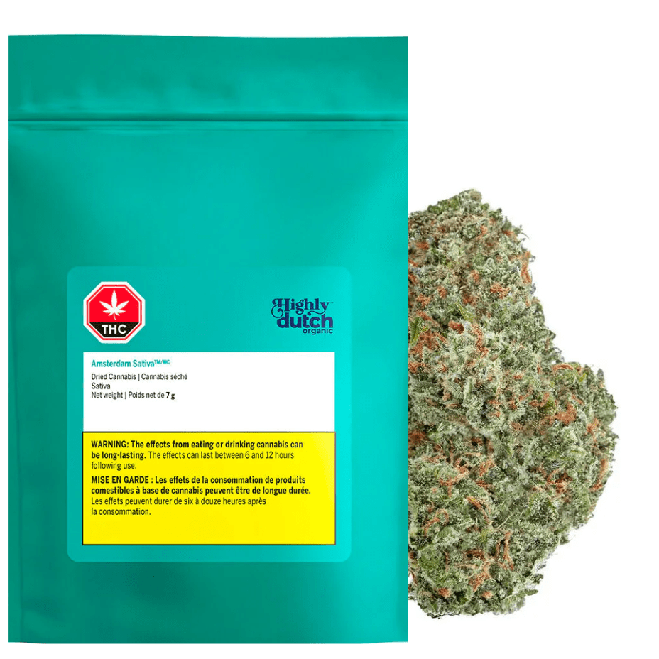 Highly Dutch Amsterdam Sativa Flower-7g 7g Morden Vape SuperStore and Cannabis Manitoba Canada