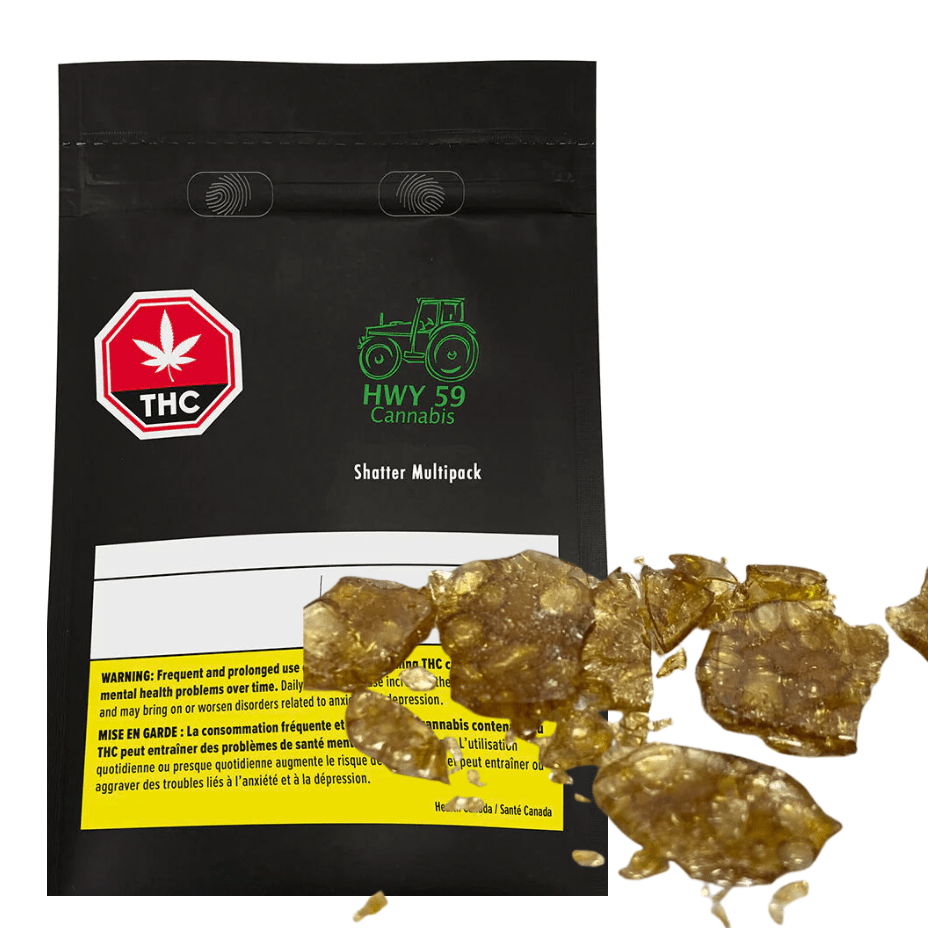 Hwy 59 Shatter MultiPack-2x0.5g 2x0.5g Morden Vape SuperStore and Cannabis Manitoba Canada