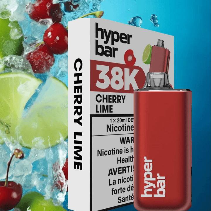 Hyper Bar BE38000 Disposable Vape-Cherry Lime 38000 Puffs / 20mg Morden Vape SuperStore and Cannabis Manitoba Canada