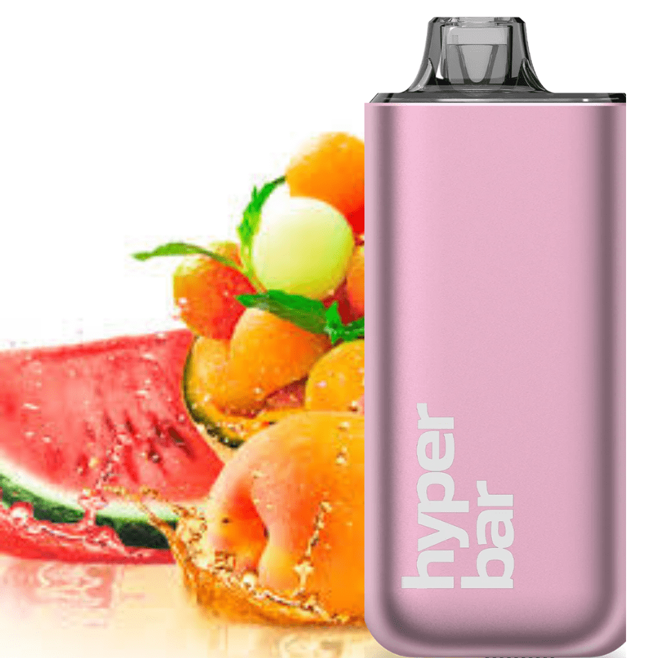 Hyper Bar BE38000 Disposable Vape-Peach Watermelon Ice 38000 Puffs / 20mg Morden Vape SuperStore and Cannabis Manitoba Canada