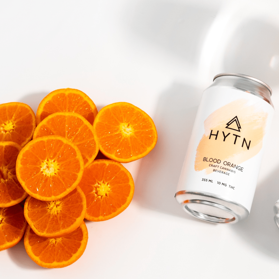 Hytn Blood Orange THC Infused Beverage-355ml 355ml Morden Vape SuperStore and Cannabis Manitoba Canada