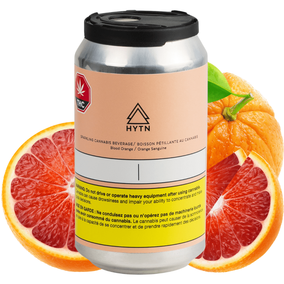 Hytn Blood Orange THC Infused Beverage-355ml 355ml Morden Vape SuperStore and Cannabis Manitoba Canada