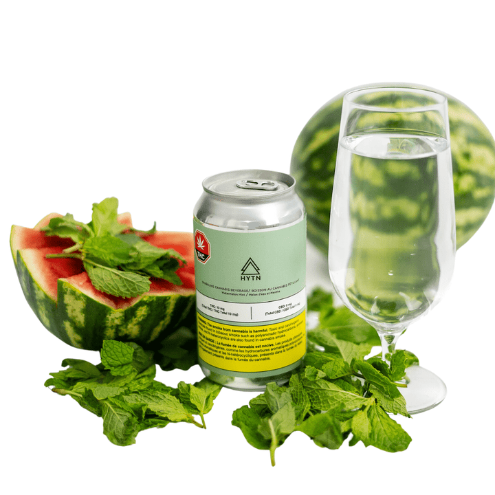 Hytn Watermelon Mint THC Infused Beverage-355ml 355ml Morden Vape SuperStore and Cannabis Manitoba Canada