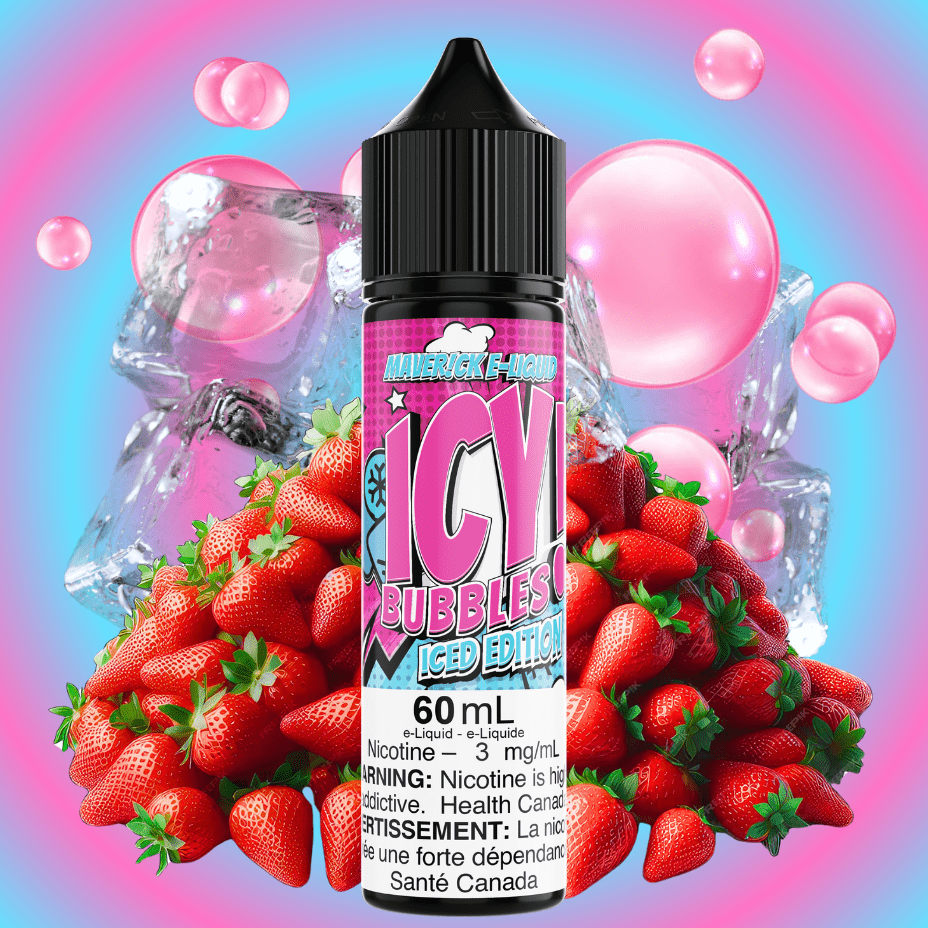 Icy Bubbles by Maverick E-Liquid Morden Vape SuperStore and Cannabis Manitoba Canada