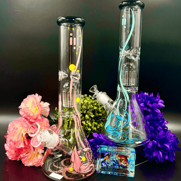 Infyniti 7mm Untamed Beaker Bong-14" Morden Vape SuperStore and Cannabis Manitoba Canada